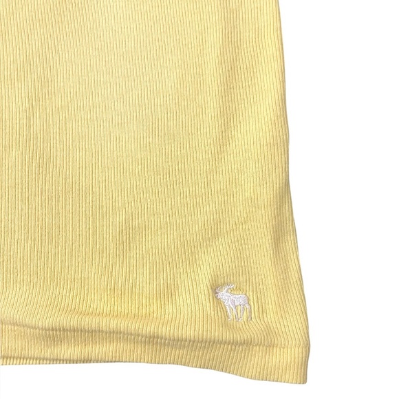 Abercrombie & Fitch Y2K Ribbed Long Line Stretchy Tank Top Layering Preppy - Picture 3 of 8